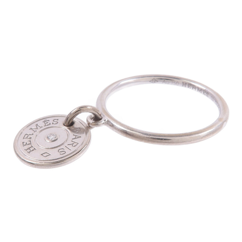 HERMES 18K白金Gambade Ring鑽石戒指-2