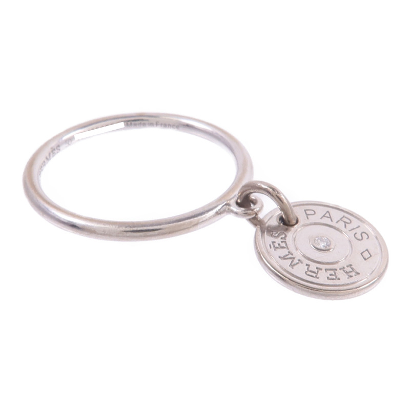 HERMES 18K白金Gambade Ring鑽石戒指-3