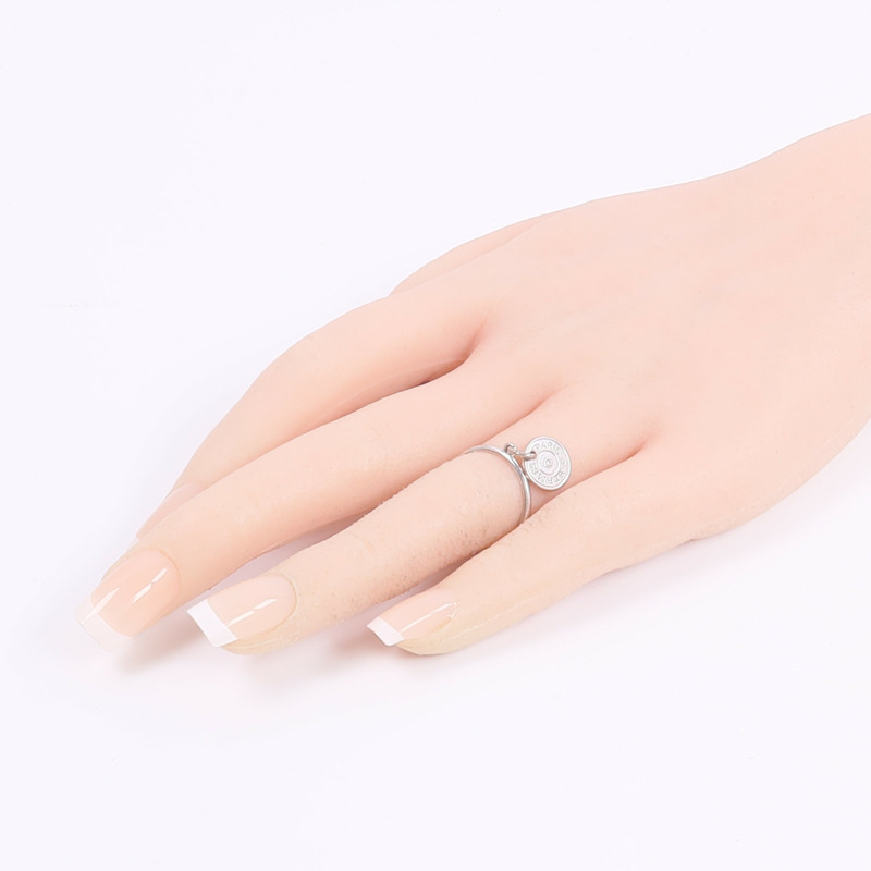 HERMES 18K白金Gambade Ring鑽石戒指-9