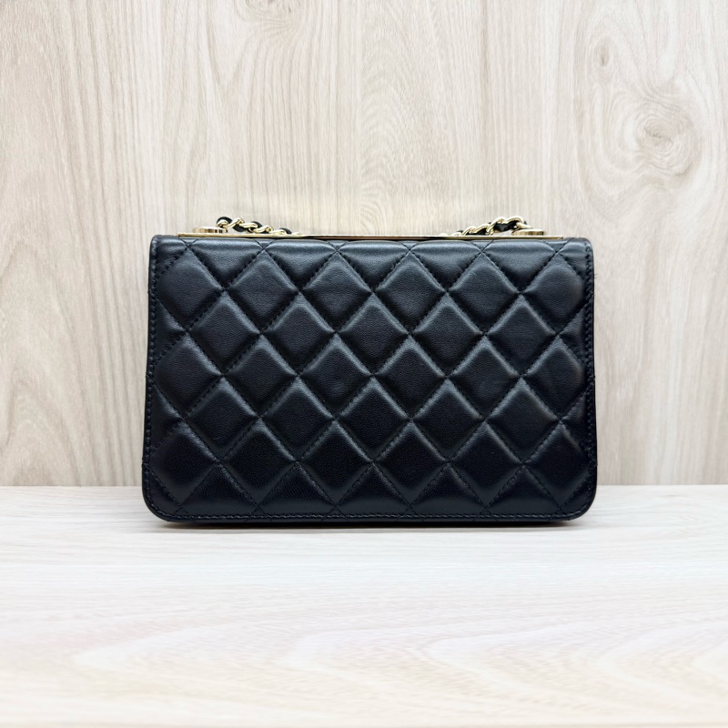 CHANEL黑羊皮Trendy CCWOC鏈包-2