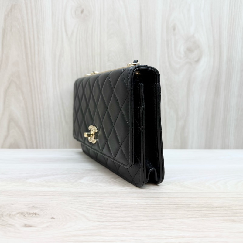 CHANEL黑羊皮Trendy CCWOC鏈包-3