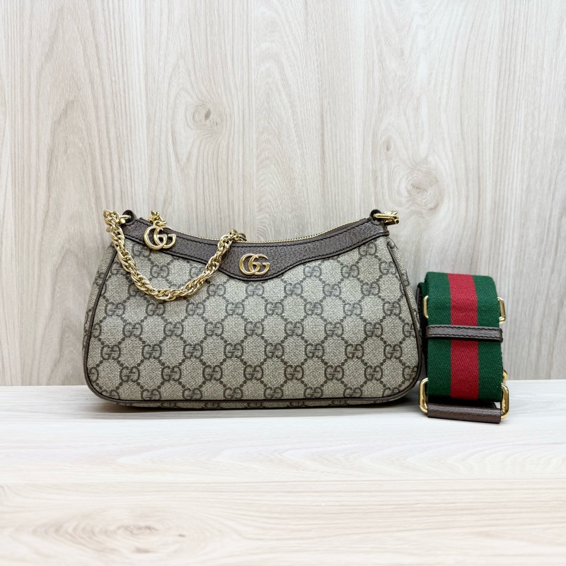 GUCCI原花Ophidia肩背斜背包735132-1