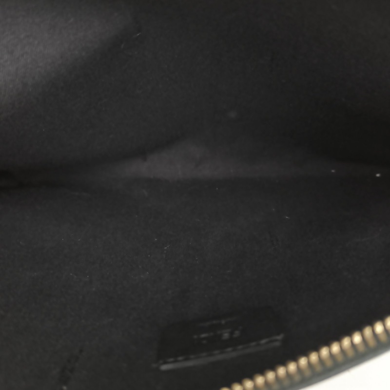 FENDI 黑色牛皮手拿包小怪獸-4