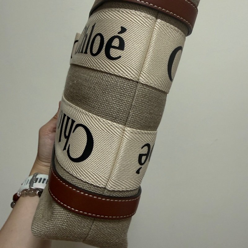 Chloe woody 托特包(小)咖啡色-10