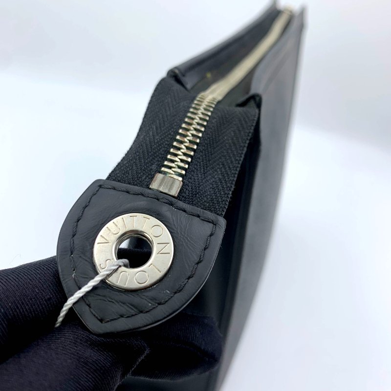 Louis Vuitton 官網同款經典黑棋盤手拿包、路易威登、LV、商務包、逛街包、洗漱包、真品、正品、現貨、免運-20