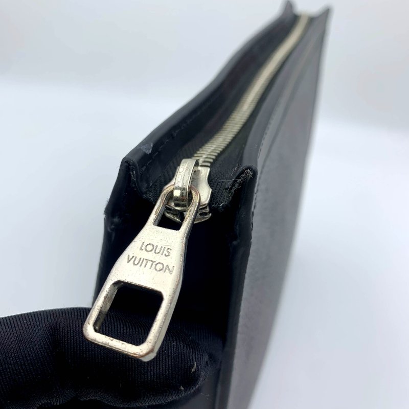 Louis Vuitton 官網同款經典黑棋盤手拿包、路易威登、LV、商務包、逛街包、洗漱包、真品、正品、現貨、免運-21