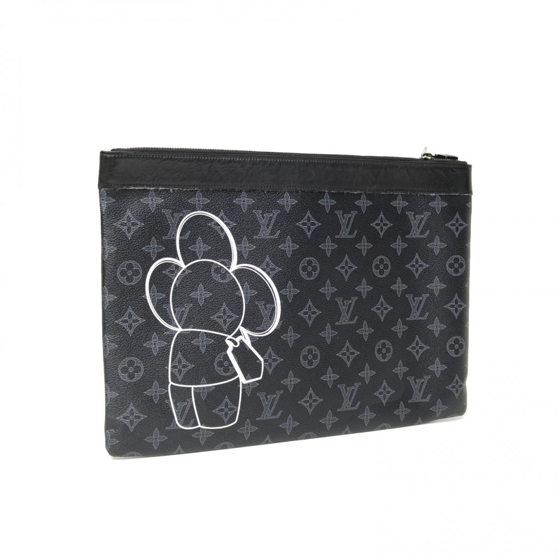 LOUIS VUITTON 黑色PVC2018薇薇安手拿包-1
