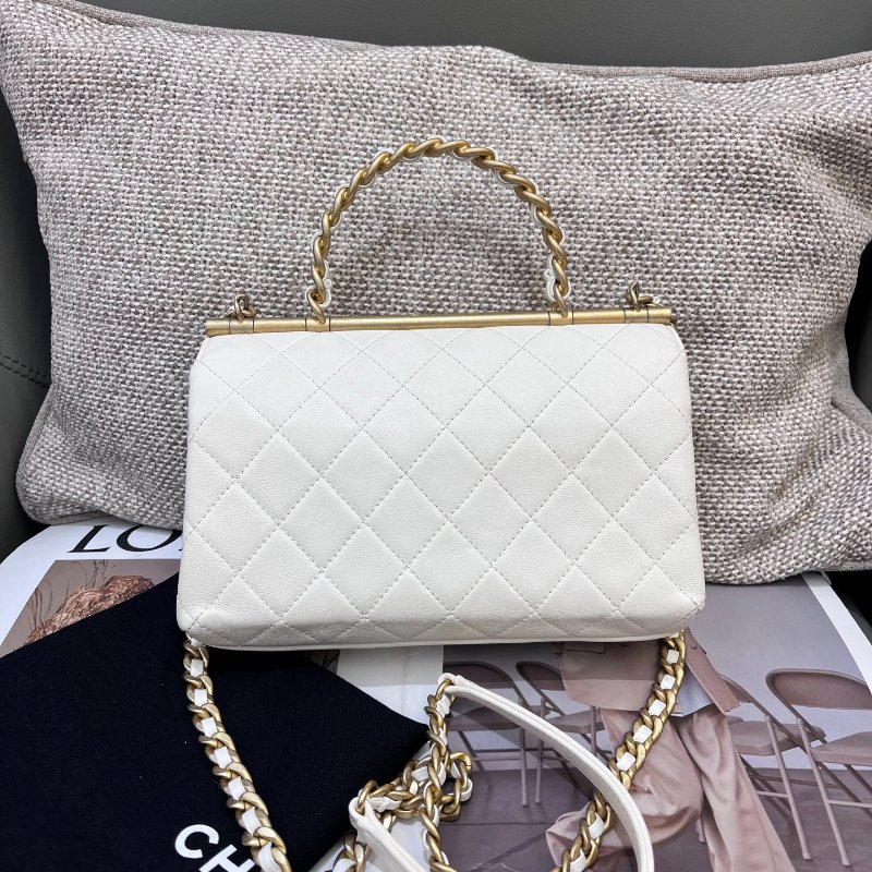 香奈兒/Chanel 白金Top Handle鏈條包-6