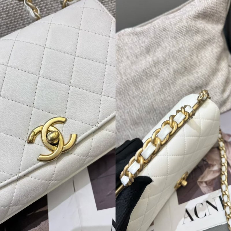 香奈兒/Chanel 白金Top Handle鏈條包-10
