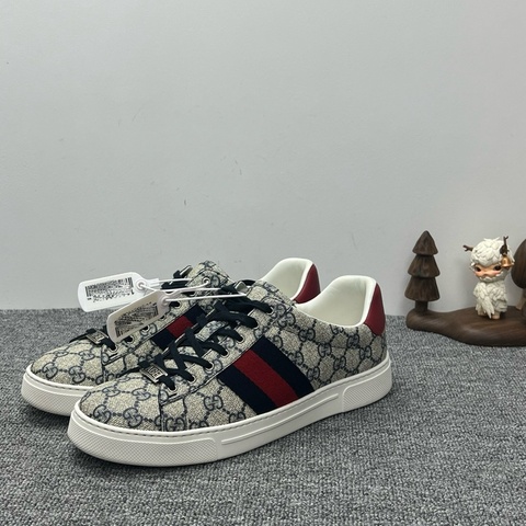 GUCCI古馳 ACE 老花滿印 低幫 板鞋 男款   42碼 99新