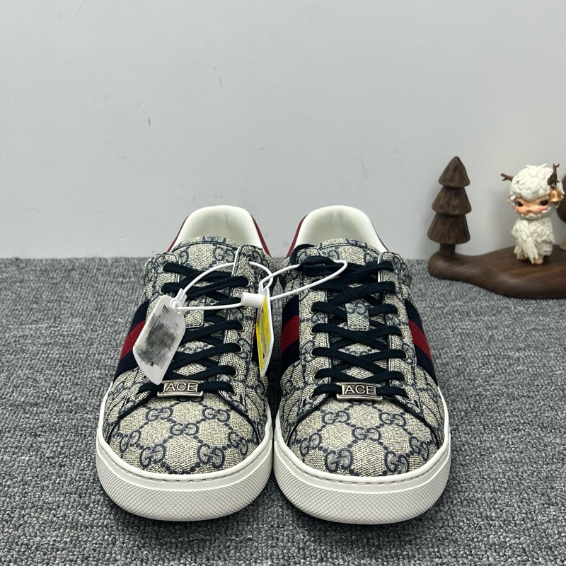GUCCI古馳 ACE 老花滿印 低幫 板鞋 男款   42碼 99新-1
