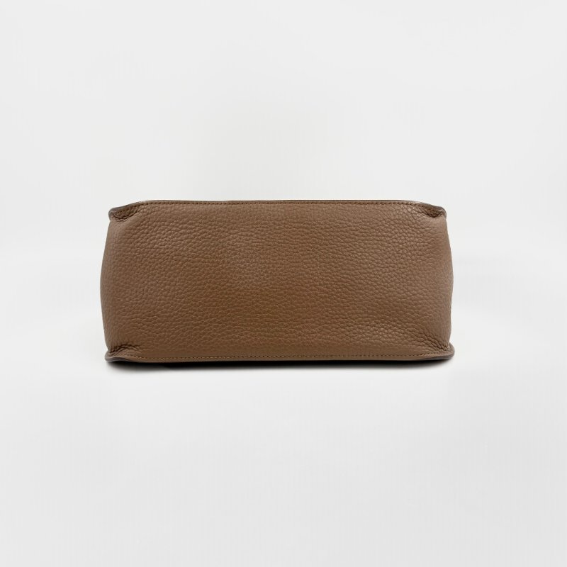 HERMES - 3G栗棕色銀釦T/C Jypsière - 28CM-4