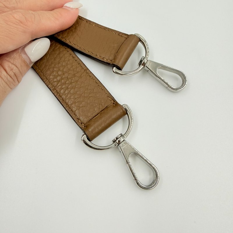 HERMES - 3G栗棕色銀釦T/C Jypsière - 28CM-8