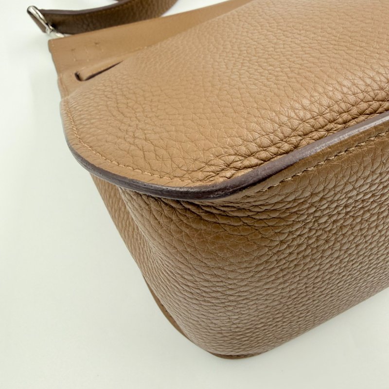 HERMES - 3G栗棕色銀釦T/C Jypsière - 28CM-15