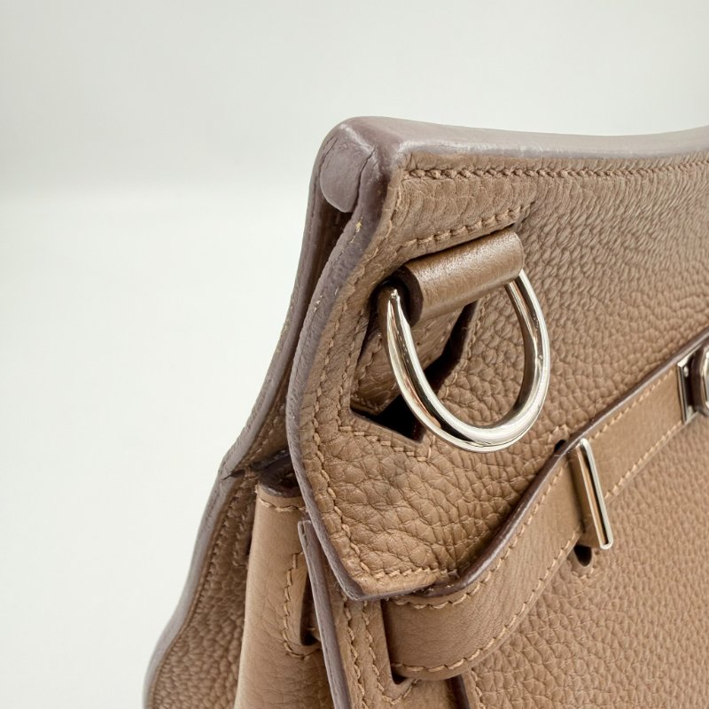 HERMES - 3G栗棕色銀釦T/C Jypsière - 28CM-16