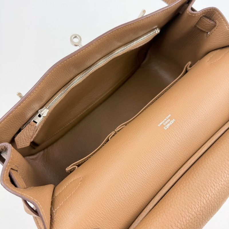 HERMES - 3G栗棕色銀釦T/C Jypsière - 28CM-21