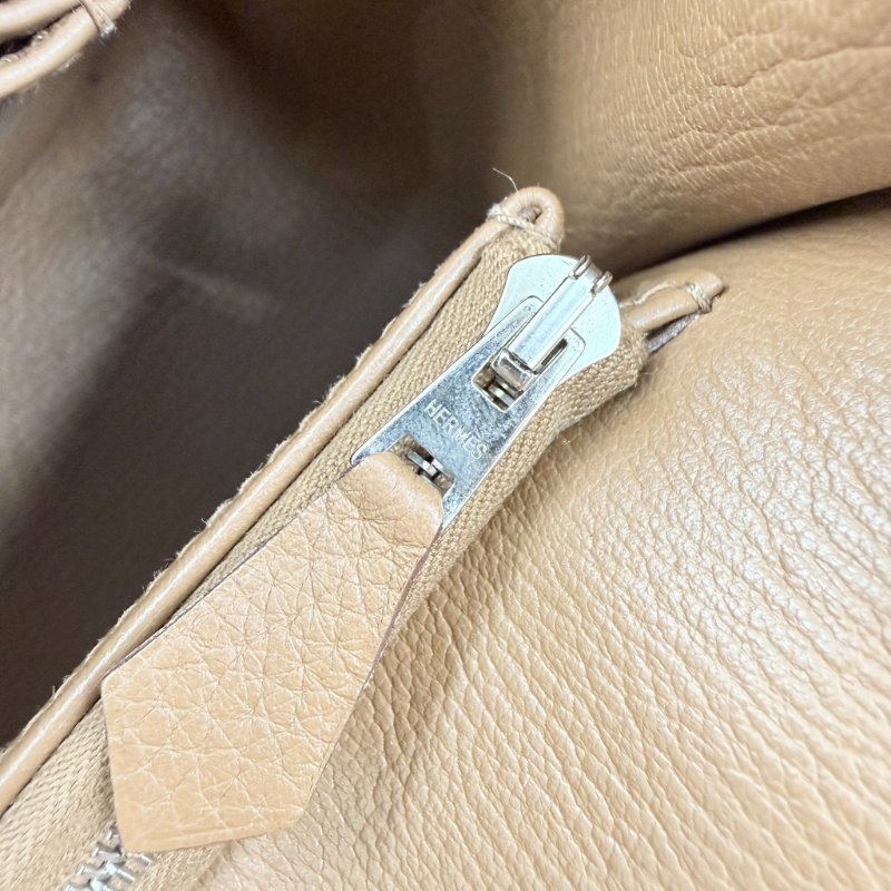 HERMES - 3G栗棕色銀釦T/C Jypsière - 28CM-29