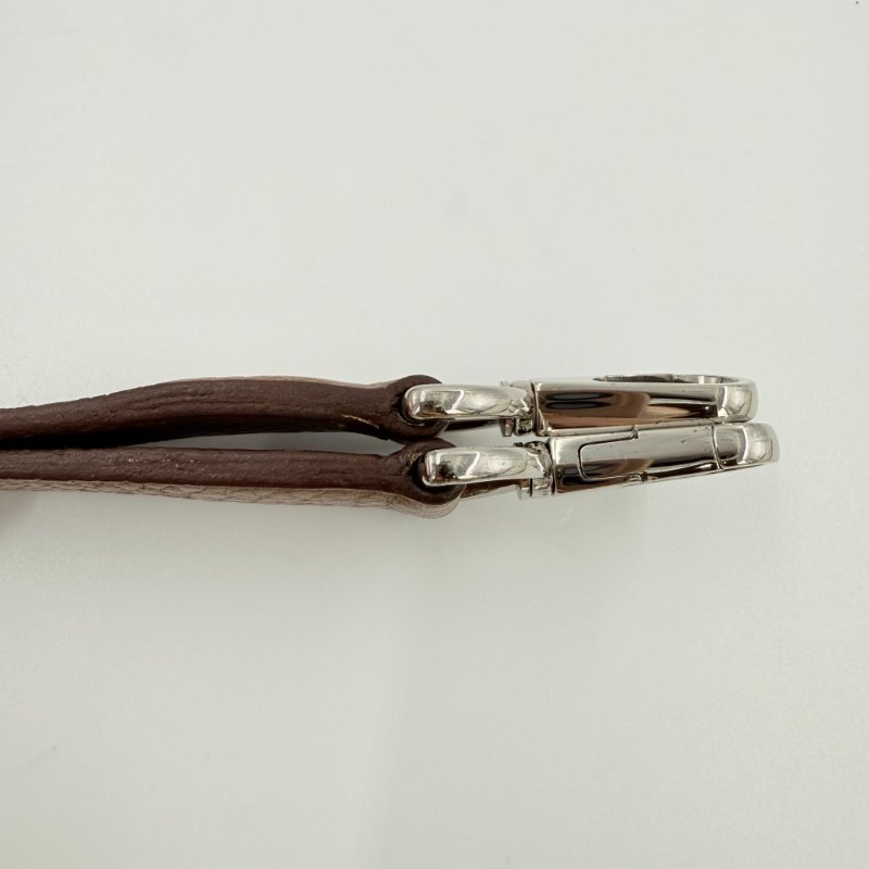 HERMES - 3G栗棕色銀釦T/C Jypsière - 28CM-33