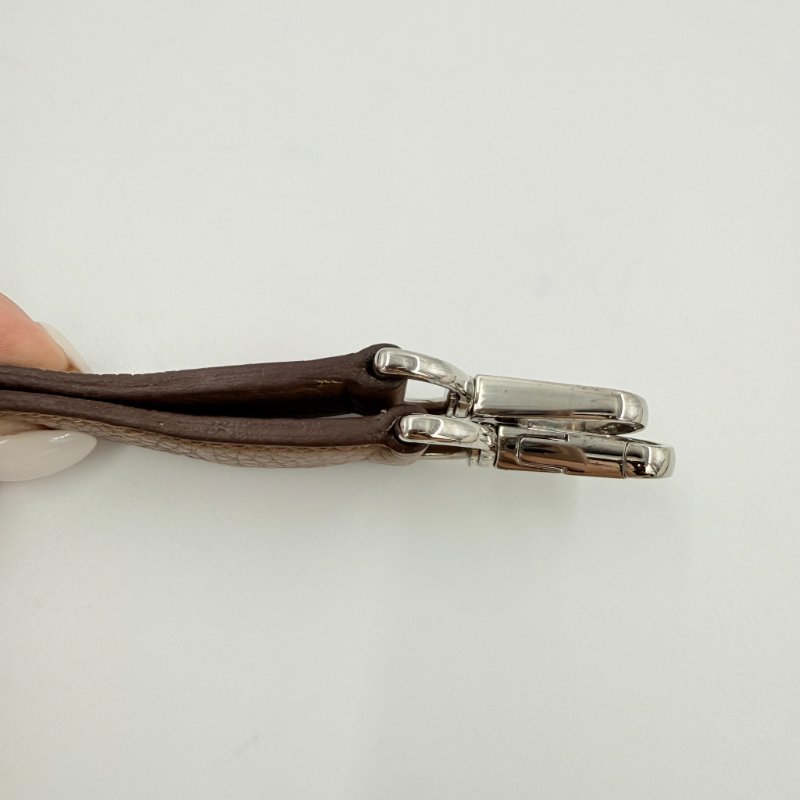 HERMES - 3G栗棕色銀釦T/C Jypsière - 28CM-34