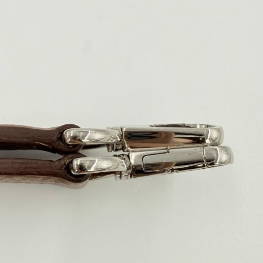 HERMES - 3G栗棕色銀釦T/C Jypsière - 28CM-45