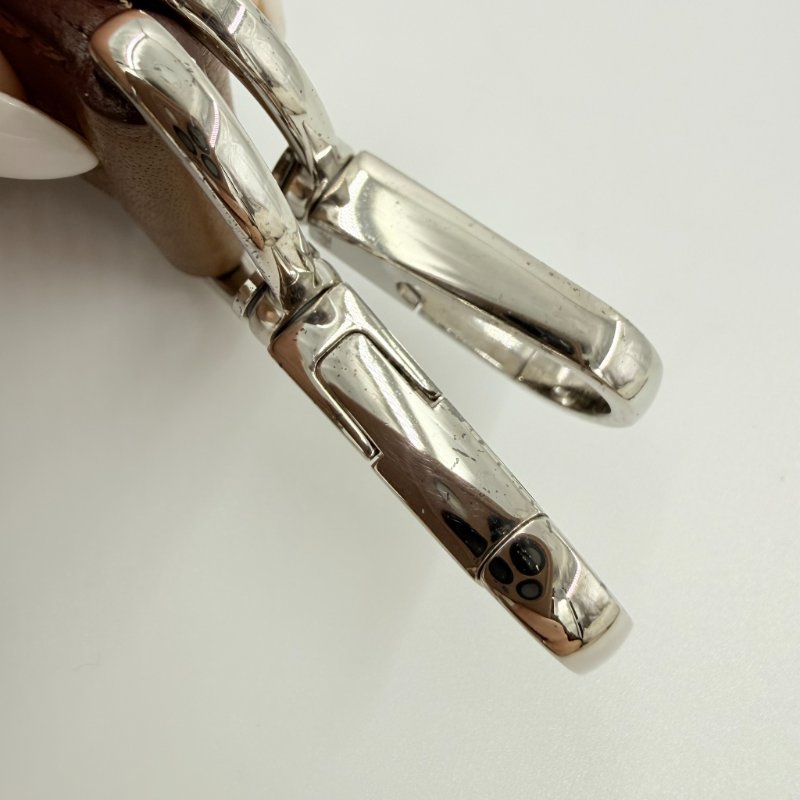 HERMES - 3G栗棕色銀釦T/C Jypsière - 28CM-47