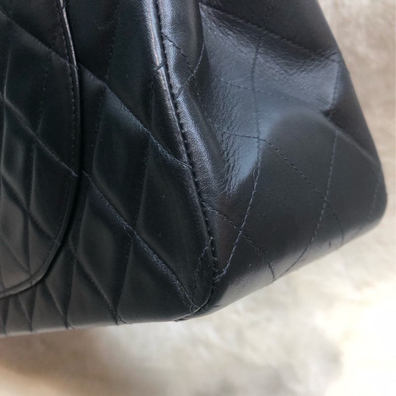Chanel 貝嫂黑金 羊皮33cm  XC453-11