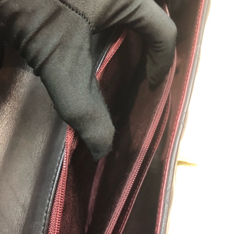 Chanel 貝嫂黑金 羊皮33cm  XC453-16