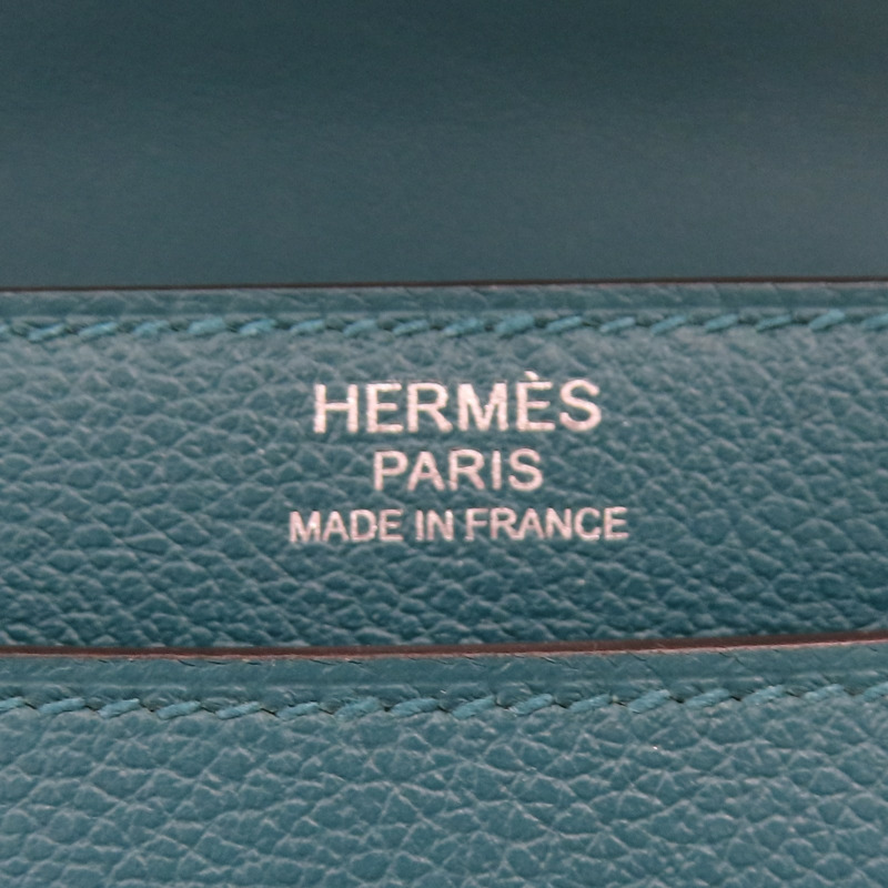 深綠色 Evercolor牛革 HERMES 2002 肩背包 Y刻【HERMES 愛馬仕】-6