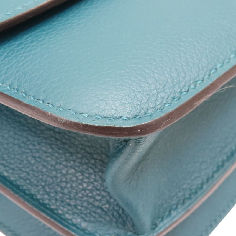 深綠色 Evercolor牛革 HERMES 2002 肩背包 Y刻【HERMES 愛馬仕】-9