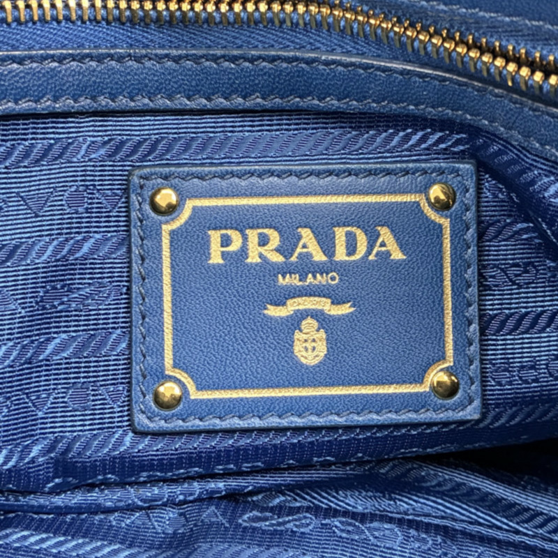 藍色 尼龍 Gaufre 兩用包【PRADA 普拉達】 BN1656-3