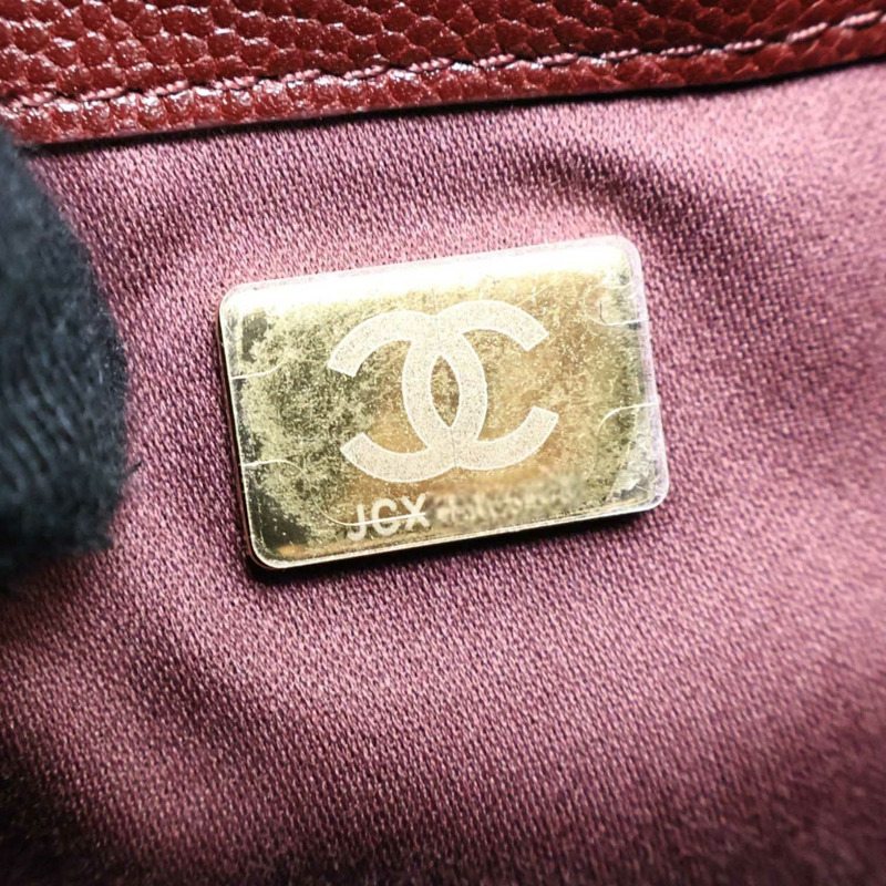酒紅色 菱格紋 牛皮 25 小型 鍊帶 肩背包【CHANEL 香奈兒】 AS5293-6
