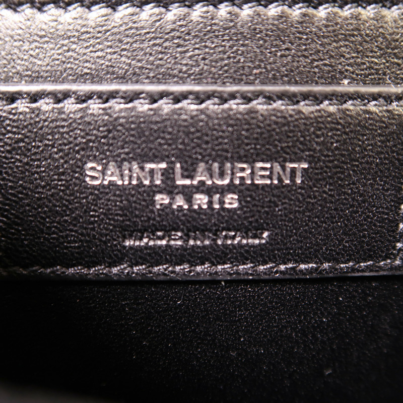 SAINT LAURENT 【激減優惠】羊皮皮革Niki Messenger Bag銀扣肩背袋-4
