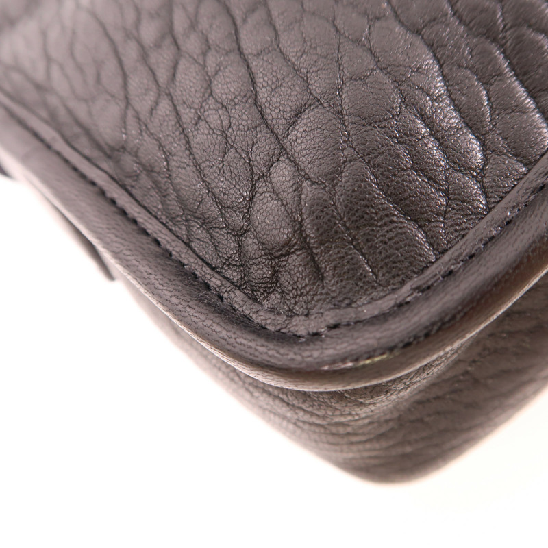 SAINT LAURENT 【激減優惠】羊皮皮革Niki Messenger Bag銀扣肩背袋-9