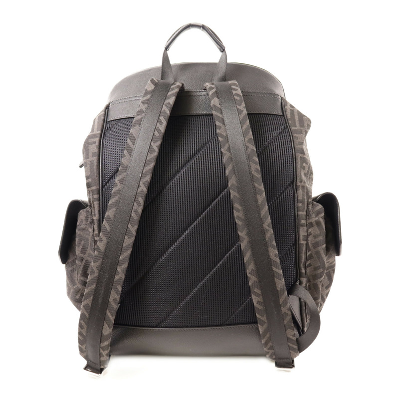 FENDI 【激減優惠】帆布Backpack銀扣背包-1