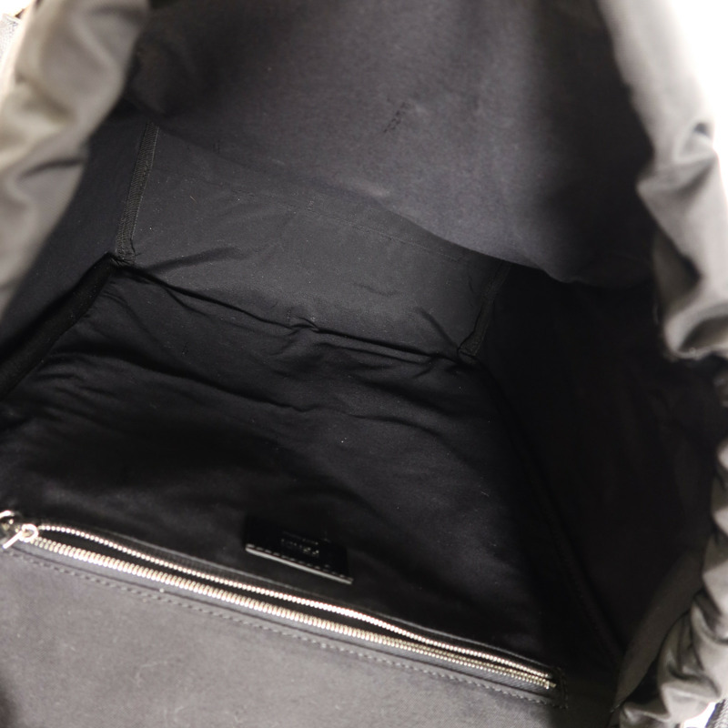FENDI 【激減優惠】帆布Backpack銀扣背包-4