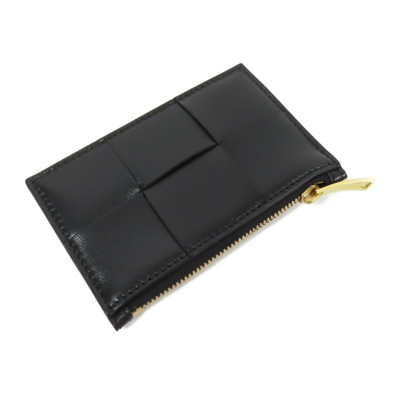 BOTTEGA VENETA 【激減優惠】羊皮皮革Cassette Zipped Card Case金扣卡片套-3