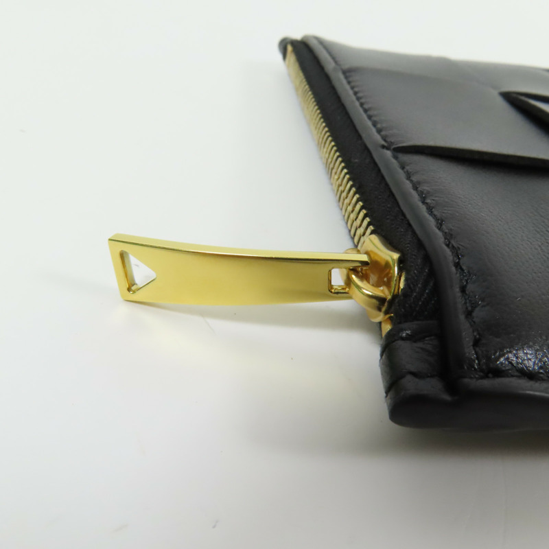 BOTTEGA VENETA 【激減優惠】羊皮皮革Cassette Zipped Card Case金扣卡片套-6