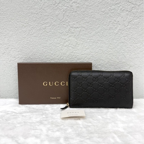 闲置 Gucci 古驰 黑色 长款 钱包
