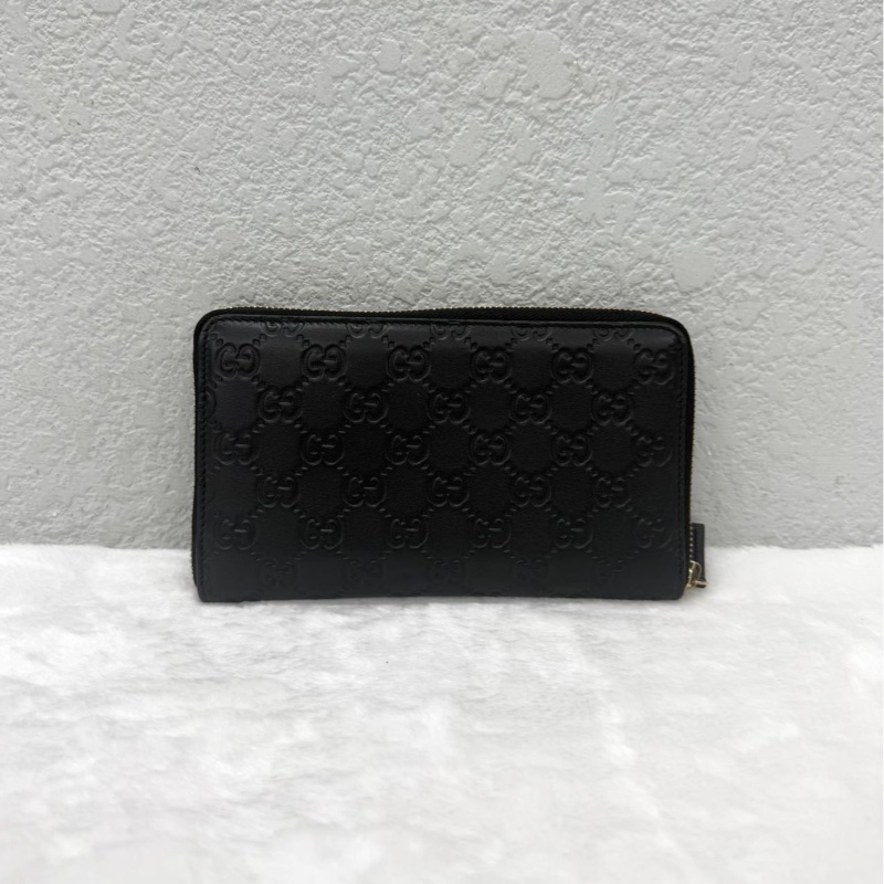 闲置 Gucci 古驰 黑色 长款 钱包-2