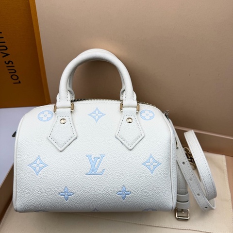 LV 路易威登 Speedy 20 限定款 嬰兒藍 藍白色限定款