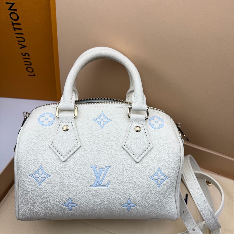 LV 路易威登 Speedy 20 限定款 嬰兒藍 藍白色限定款-1