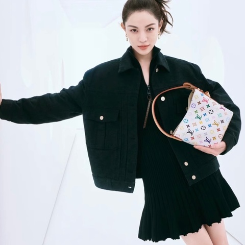 路易威登/LV 白三彩all in bb 手提包，斜背包，成色非常好
