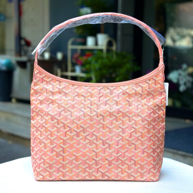 Goyard 戈雅Hobo限量款炫彩櫻花粉，中號，單肩包-1