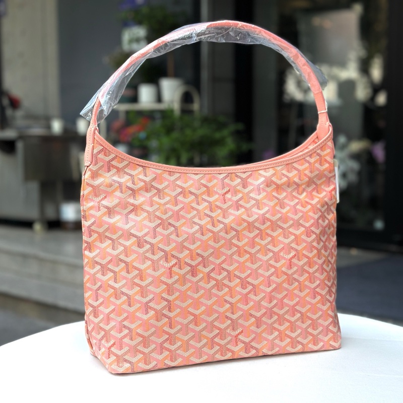 Goyard 戈雅Hobo限量款炫彩櫻花粉，中號，單肩包-2