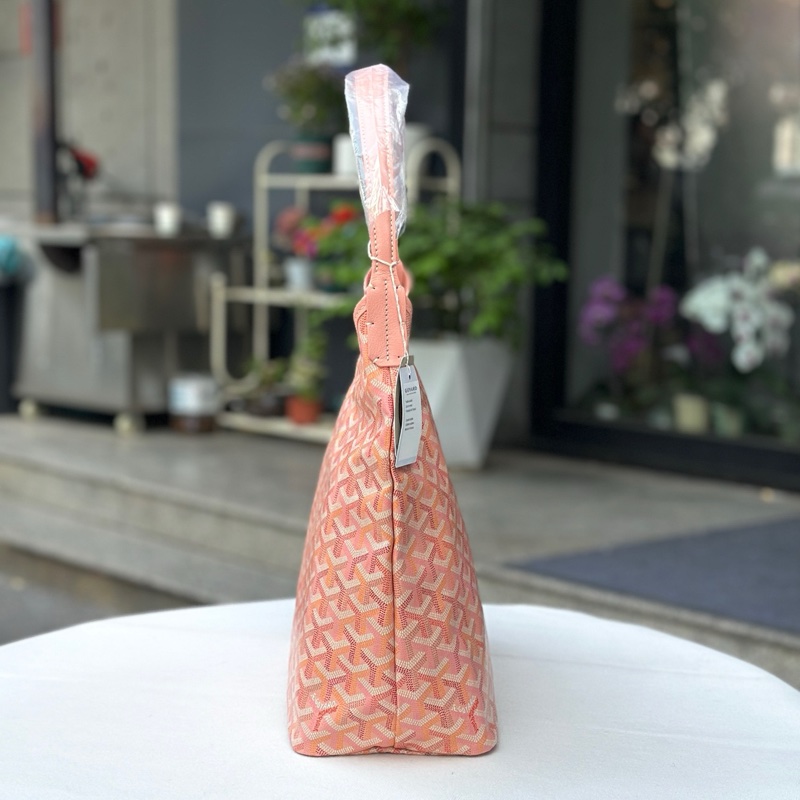 Goyard 戈雅Hobo限量款炫彩櫻花粉，中號，單肩包-5
