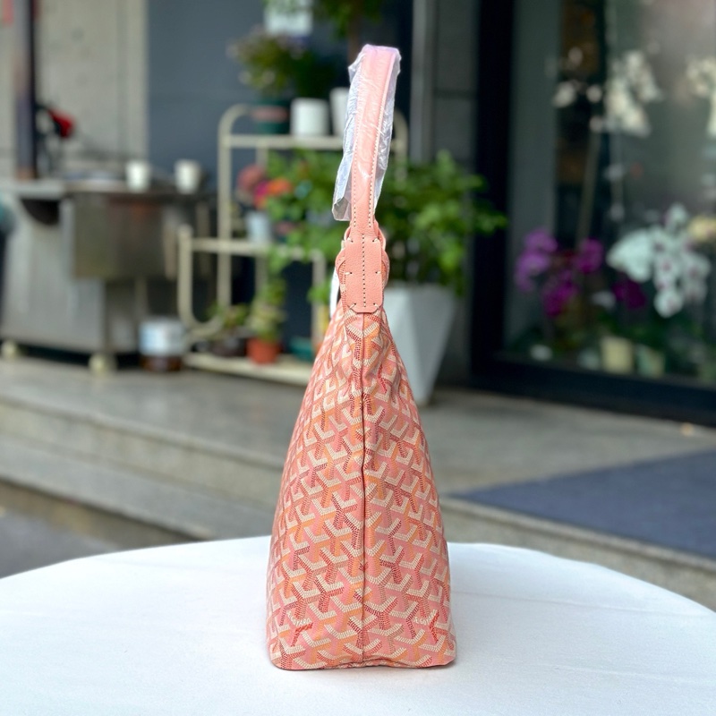 Goyard 戈雅Hobo限量款炫彩櫻花粉，中號，單肩包-6