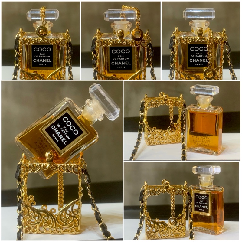香奈兒中古香水頸鏈 Chanel Vintage N19 Perfume Bottle Necklace （Full set)-2