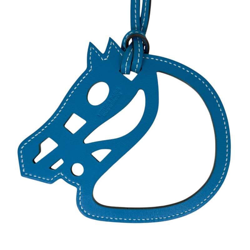 HERMES Paddock cheval 縷空 小馬 掛飾-5