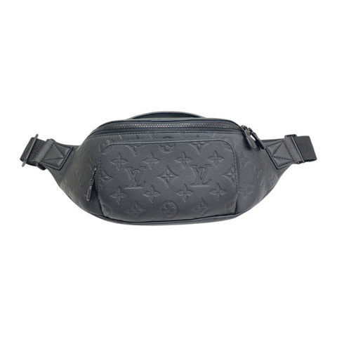 黑色 原花壓紋 牛皮 Rush Bumbag 腰包【LOUIS VUITTON LV 路易威登】 M47058