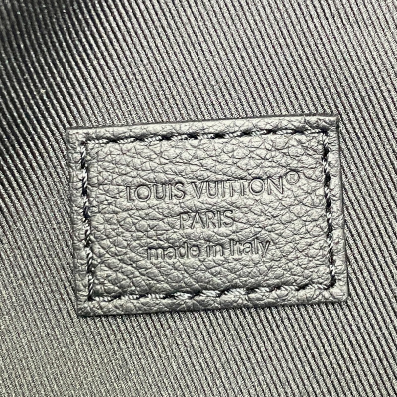黑色 原花壓紋 牛皮 Rush Bumbag 腰包【LOUIS VUITTON LV 路易威登】 M47058-5
